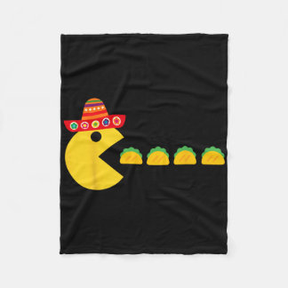 Grappig Eten Tacos Fiesta Cinco de Mayo Mexicaanse Fleece Deken