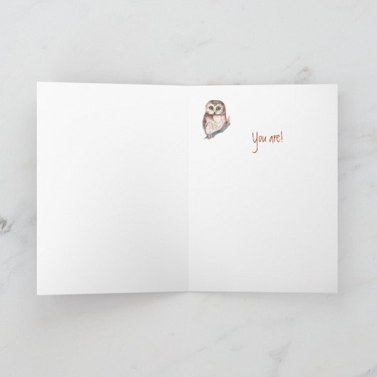Grappig Ex-Husband? Appreciation Wise Owl Humor Kaart (Binnen)