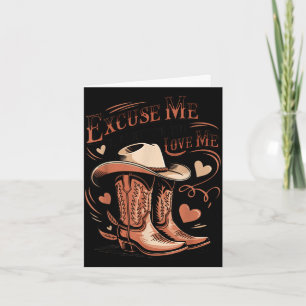 Grappig excuus lijkt op liefde grappige boots meme kaart