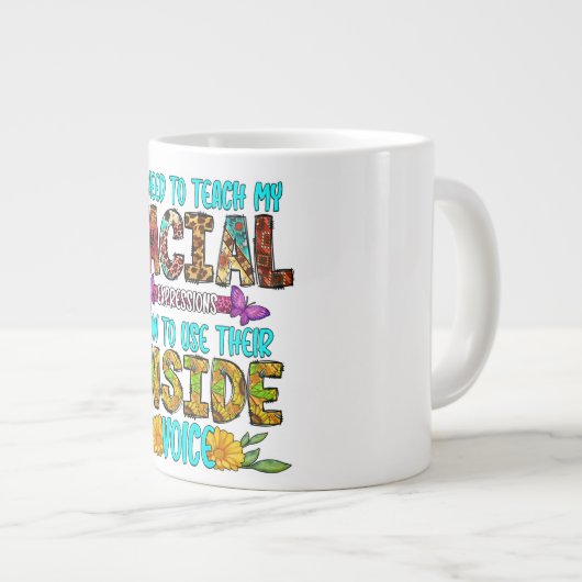 Grappig Extra Grote Beker (Voorkant rechts)