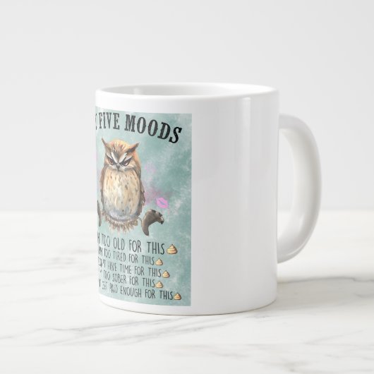 Grappig Extra Grote Beker (Voorkant rechts)