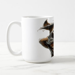 Grappig ezel kunst ontwerp koffiemok