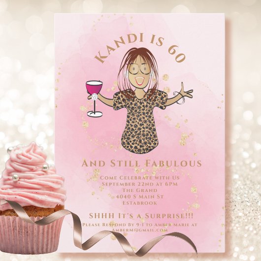 Grappig Fabulous 60 Blush Gold Etnische 60e Verjaa Kaart