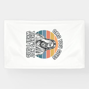 Grappig Facepalm Retro Citaat Vintage Gravure Shir Spandoek
