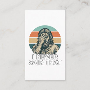 Grappig Facepalm Vintage Gravure Citaat Design_1 Visitekaartje