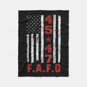 Grappig Fafo Trump Shirt President 47 Trump Fafo Fleece Deken