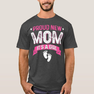 Grappig Familie Geslacht onthullen Oude Nieuwe Mam T-shirt