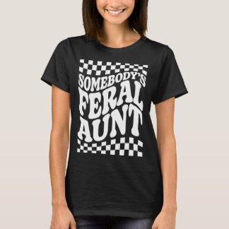Grappig familiegeschenk voor de wilde tante t-shirt