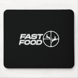 Grappig Fastfood Herten Jachtcadeau voor Hunter Ma Muismat