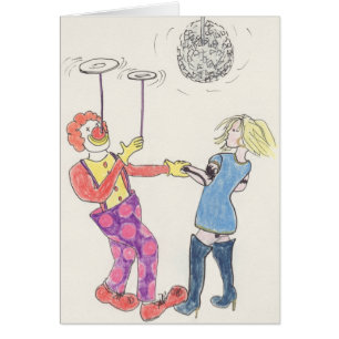Grappig Feest Liefde Clown Romantiek Humor Valenti