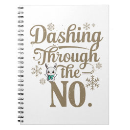 Grappig feestelijk Notitieboek