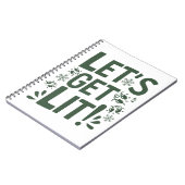 Grappig feestelijk Notitieboek (Linkerzijde)