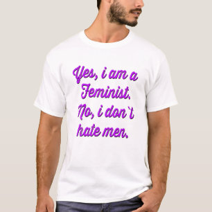 Grappig feminisme Quote voor vrouwen en mam White T-shirt