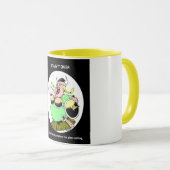 Grappig feministisch Motivatie citaat dat het niet Mok (Voorkant rechts)