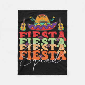 Grappig Fiesta Squad Cinco De Mayo Mexicaanse Part Fleece Deken