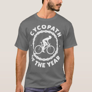 Grappig Fietsen Cycopaat van het Jaar Fietsen Rijd T-shirt