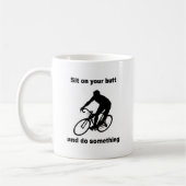 Grappig fietsen koffiemok (Links)