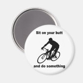 Grappig fietsen magneet (Voorkant / Achterkant)