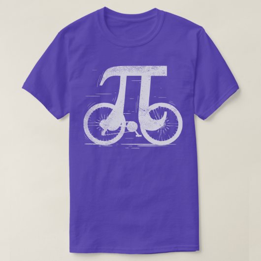 Grappig fietsgeschenk voor wiskundigen t-shirt (Design voorkant)