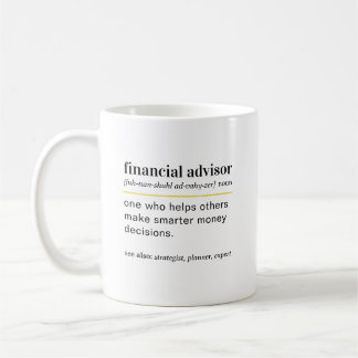 Grappig Financieel Adviseur Definitie Cadeau Koffiemok