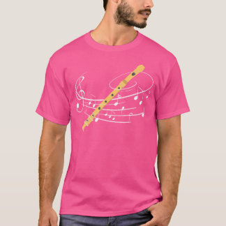 Grappig Fluit Shirt Fluit Gift
