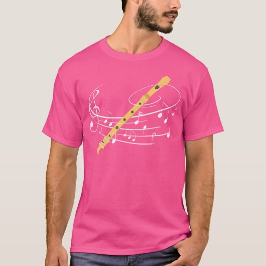 Grappig Fluit Shirt Fluit Gift (Voorkant)