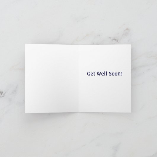 Grappig "Foggy Bottom" Get Well Notecard Kaart (Binnen)