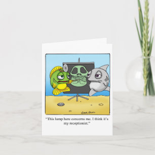 Grappig "Foggy Bottom" Get Well Notecard Kaart