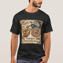Grappig Food Fusion Sushi Pizza Ramen T-shirt