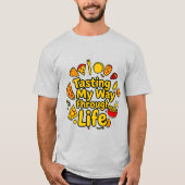 Grappig Food Lover T-shirt (Voorkant)