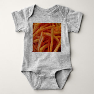 Grappig foodie humor junk food snack friet romper