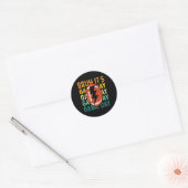 Grappig Football Boys Kinder Bruh Het is Game Day  Ronde Sticker (Envelop)