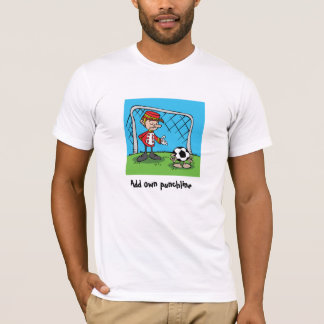 Grappig football Doelman voetbal cartoon gf T-shirt
