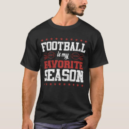 Grappig Football is mijn favoriete seizoen T-shirt