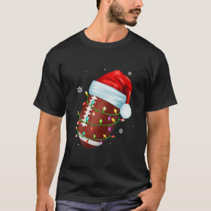 Grappig Football Sneeuwman Kerstboom Pyjama T-shirt