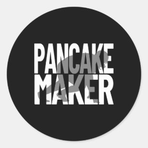 Grappig Football speler Meme Lineman Pannenkoekenm Ronde Sticker