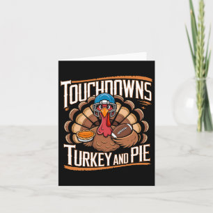 Grappig Football Thanksgiving Volwassenen Kinder C Kaart