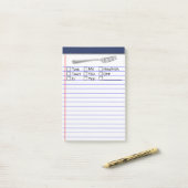 Grappig "Fork" Meerdere woordkeuze 4 "X6" Post-it® Notes (Op bureau)