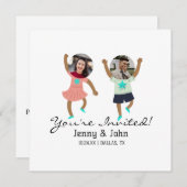 Grappig Foto Toevoegen Aangepaste Bruid & Bruidego (Voorkant / Achterkant)