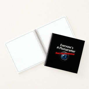 Grappig fotografie - Fotograaf Go Manual Quote Notitieboek