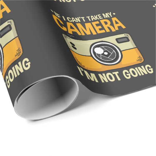 Grappig Fotografie verslaafd persoon Hobby camera Cadeaupapier (Rol Hoek)