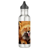 Grappig Fox die het aantikt is Tongue Waterfles (Links)