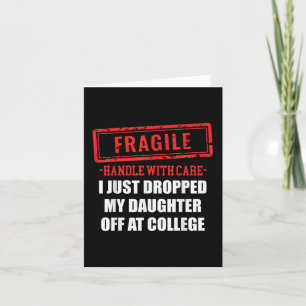 Grappig fragiel, ik heb net mijn dochter bij Co af Kaart