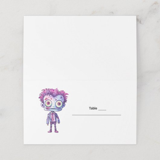 Grappig Frankenstein Monster Halloween Fun (Buitenkant ongevouwen)