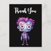 Grappig Frankenstein Monster Halloween Fun Bedankt Briefkaart (Voorkant)