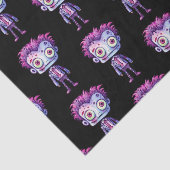 Grappig Frankenstein Monster Halloween Fun Pattern Tissuepapier (Detail)