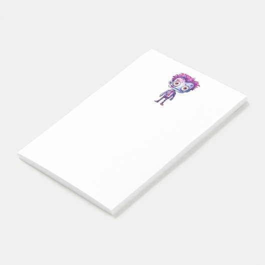 Grappig Frankenstein Monster Halloween Fun Post-it® Notes (Schuin)