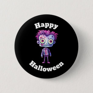 Grappig Frankenstein Monster Halloween Fun Ronde Button 5,7 Cm
