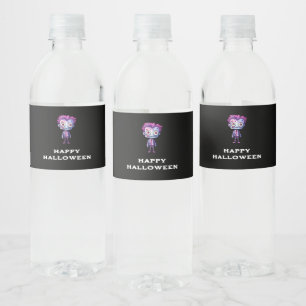 Grappig Frankenstein Monster Halloween Fun Waterfles Etiket