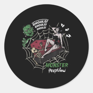 Grappig Frankenstein Monster Lovers Monster How Ha Ronde Sticker